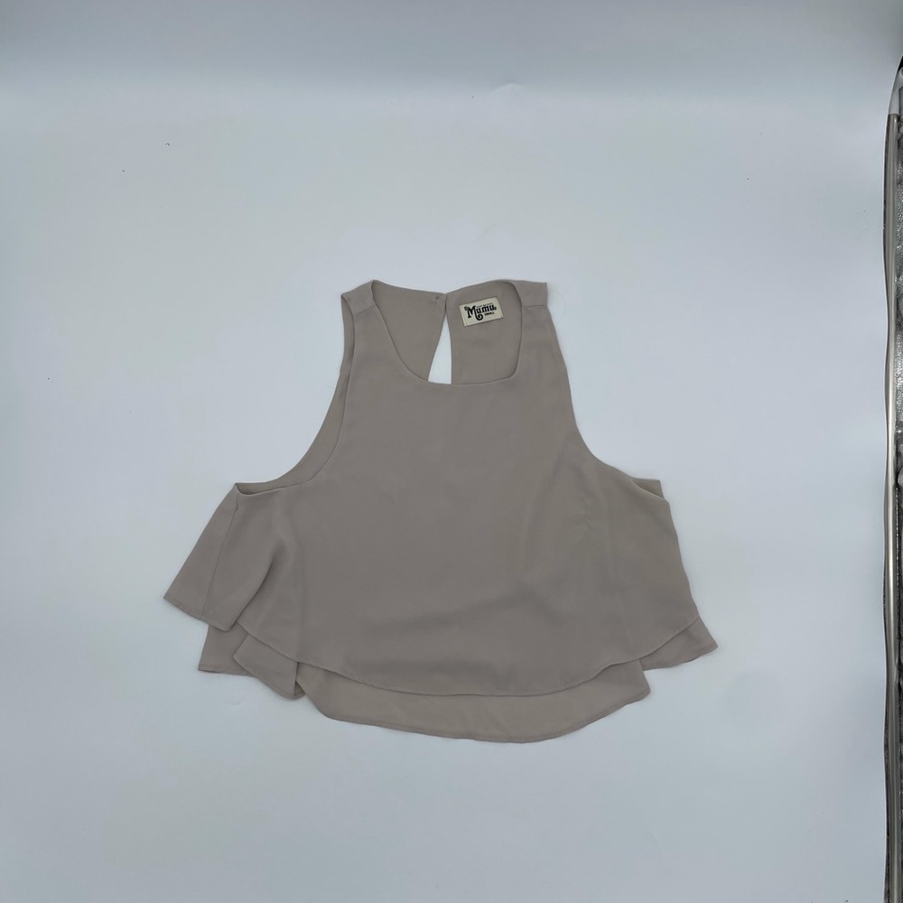 Show me Your Mumu Dusty Pink King Crop top - Picture 3 of 5